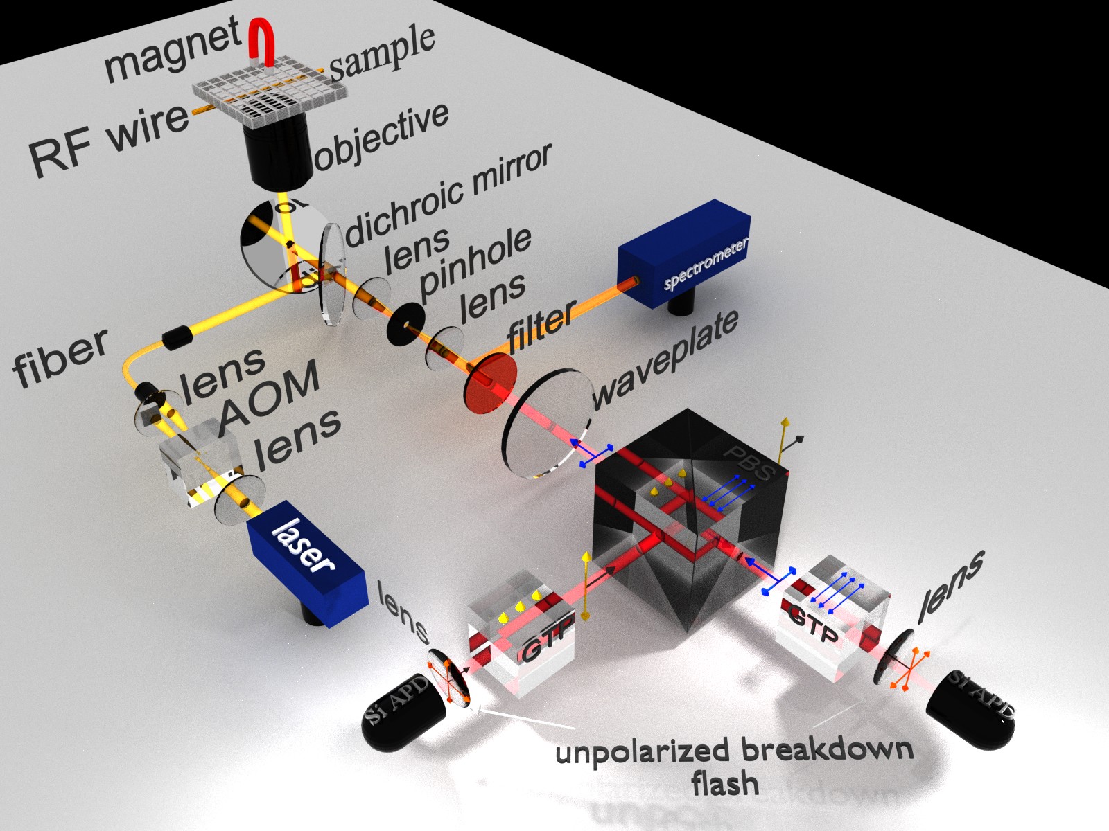 Experimental setup.
